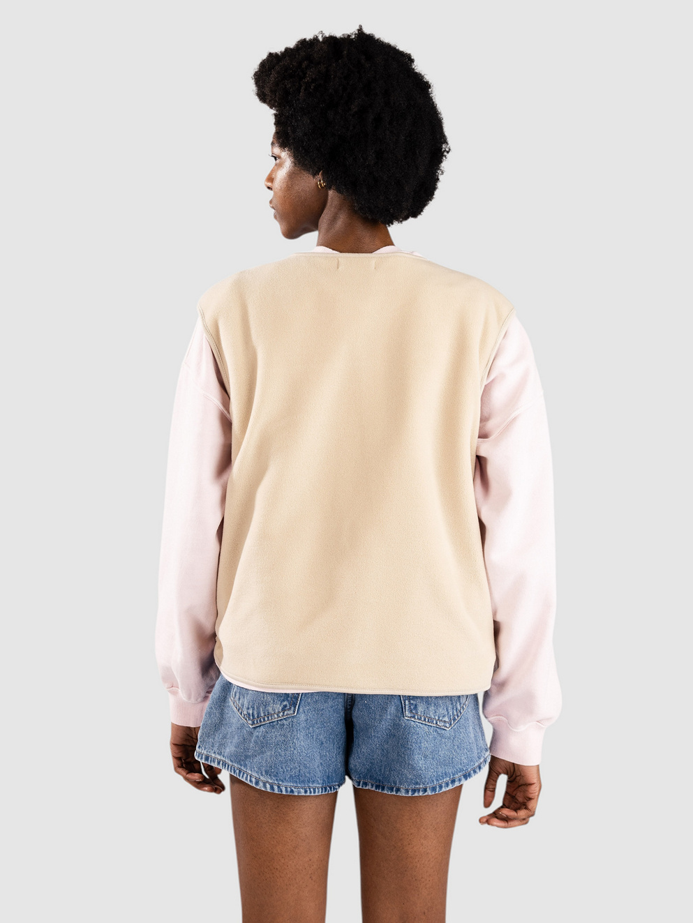 24 Colours 90506 Sherpa Vest beige