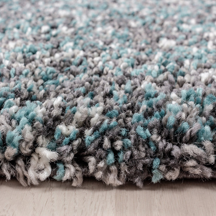 Hoogpolige loper - Enjoy Blauw