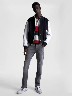 Calça jeans Denton reta com bigodes