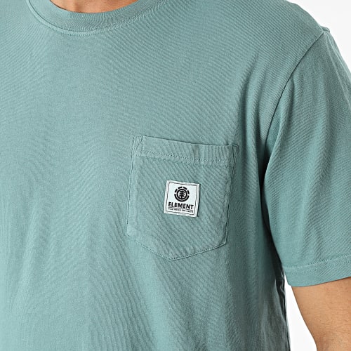 Tee Shirt Poche Basic Vert