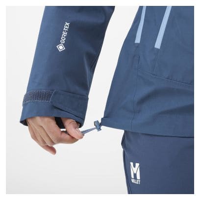Veste Imperméable Femme Millet Seneca Gore-Tex 3L Bleu