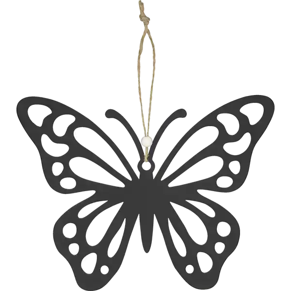 HÄNGER METALL BLUME SCHMETTERLING
