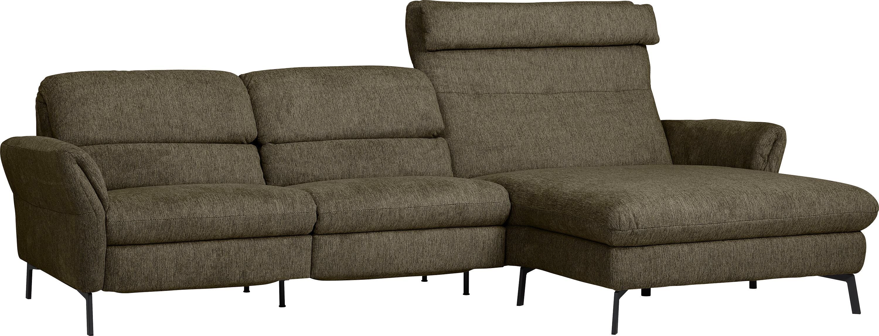 SEBO Ecksofa - Grün / B: 284.0 cm x T: 161.0 cm x H: 84.0 cm