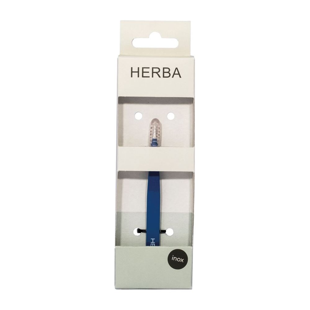 HERBA Pinzette<br>1 Stück, spitz Inox blau
