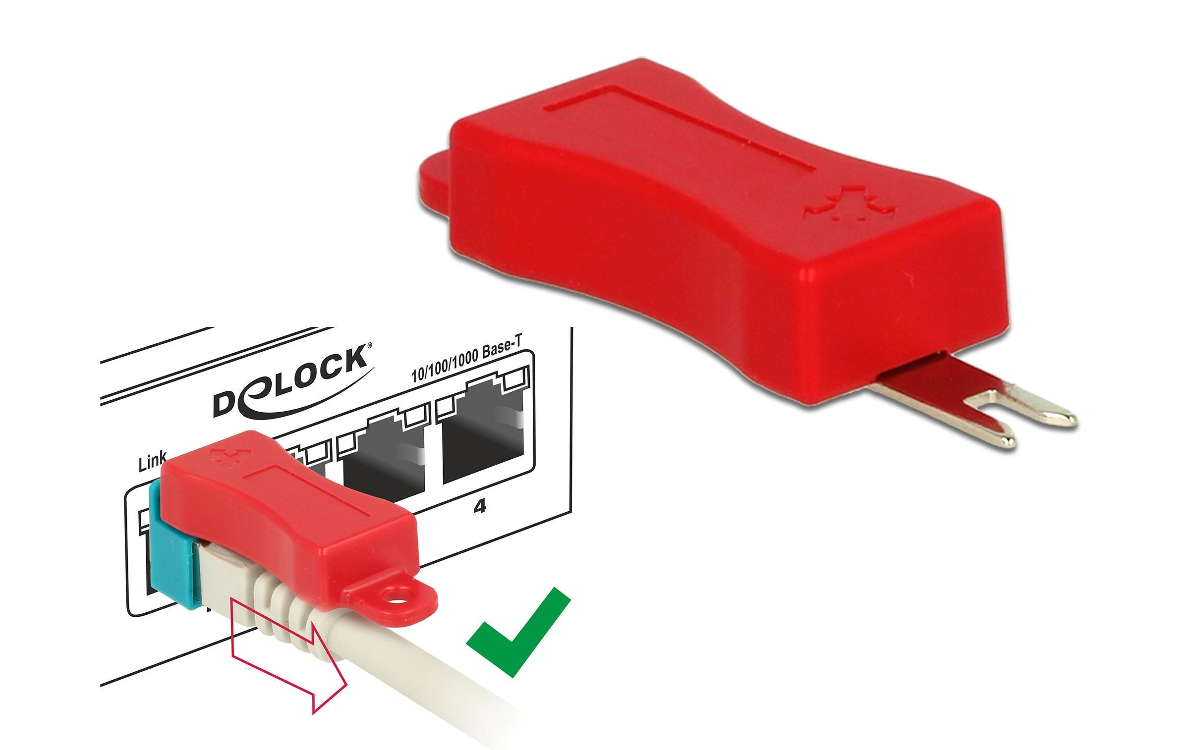 Clip RJ45 Kabel Portverriegelung 20 StückSecure Clip Starter Set mit 20 Stück