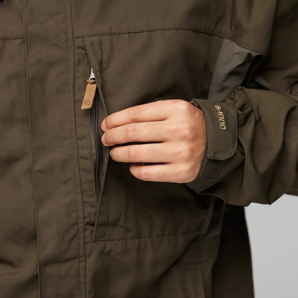 Fjällräven Men's Kaipak Jacket Mountain Blue/Dark Navy