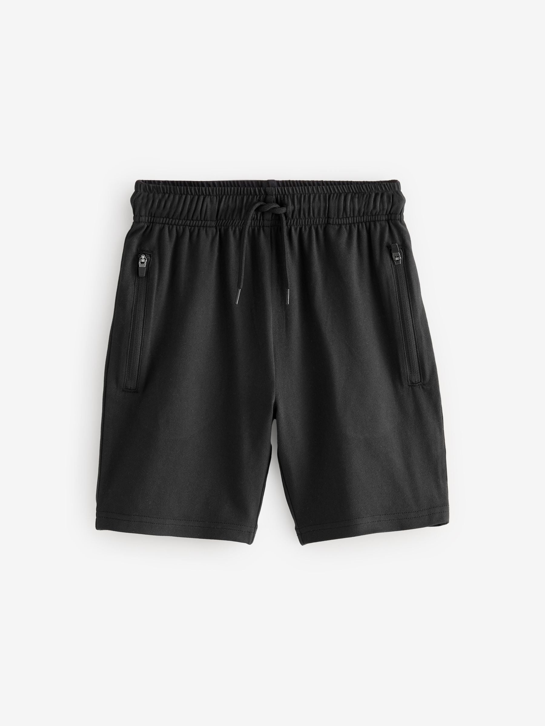 Zwart/grijs - Verpakking van 2 lichtgewicht sportshorts (3-17jaar)