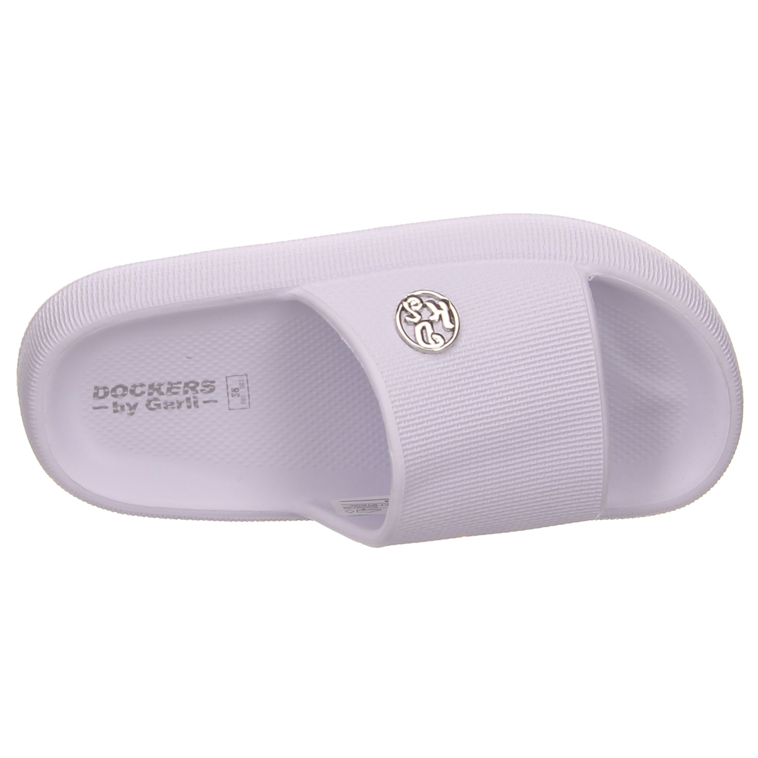 Dockers Pantoletten weiß weiss/weiss kombi