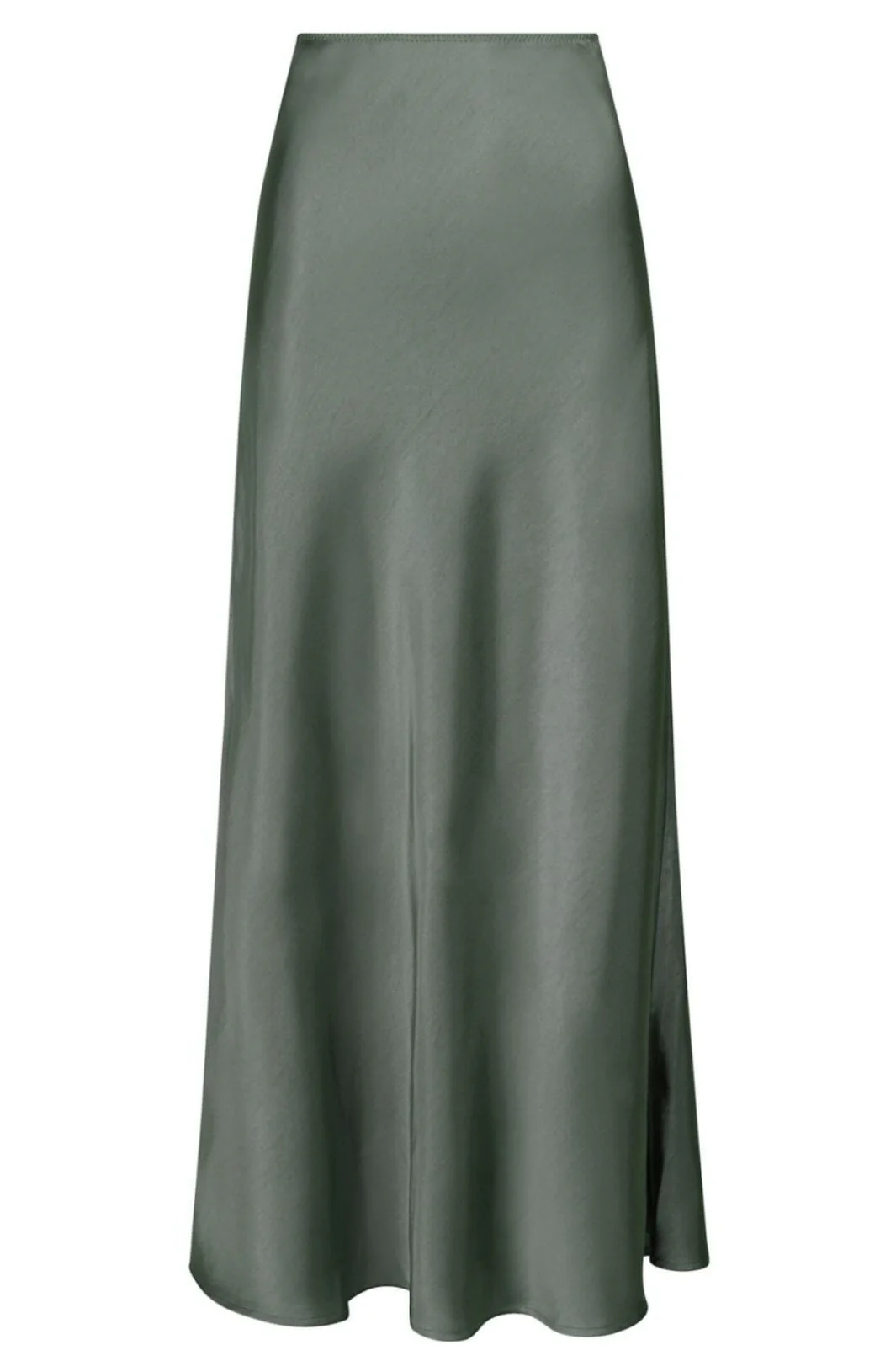 Neo Noir Vicky Heavy Sateen Skirt smoke green