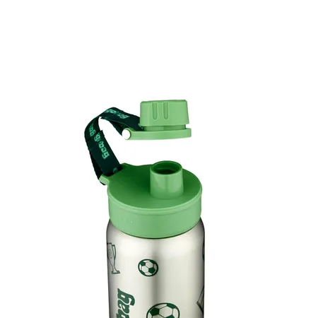 ergobag Edelstahl Trinkflasche Fußball, 500 ml