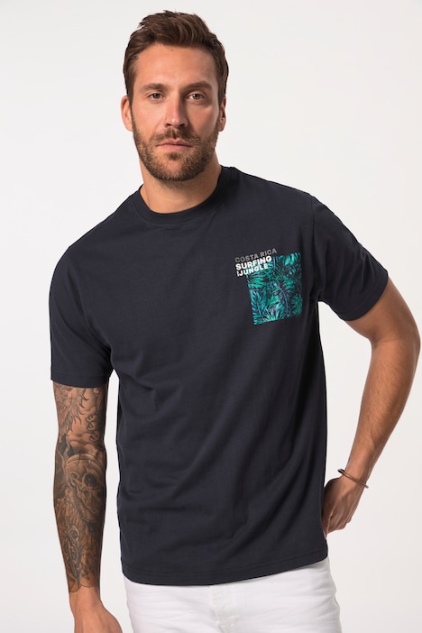 JP1880 T-Shirt, Halbarm, Brust-Print, Rundhals, bis 8 XL