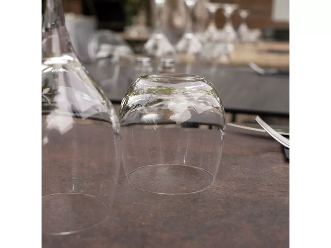 Mange-debout 60 x 60 cm - modèle Rome rouille roc