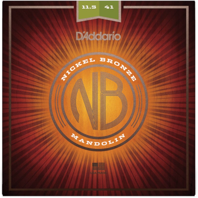 D'Addario NBM11541 Nickel Bronze Medium Heavy 11,5-41 snaren voor mandoline