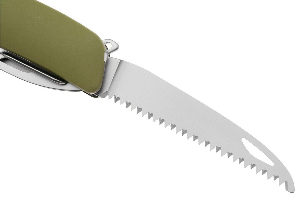 Swiza D09 R AM, KNR.0136.1050, Olive, Zwitsers zakmes, 9 tools