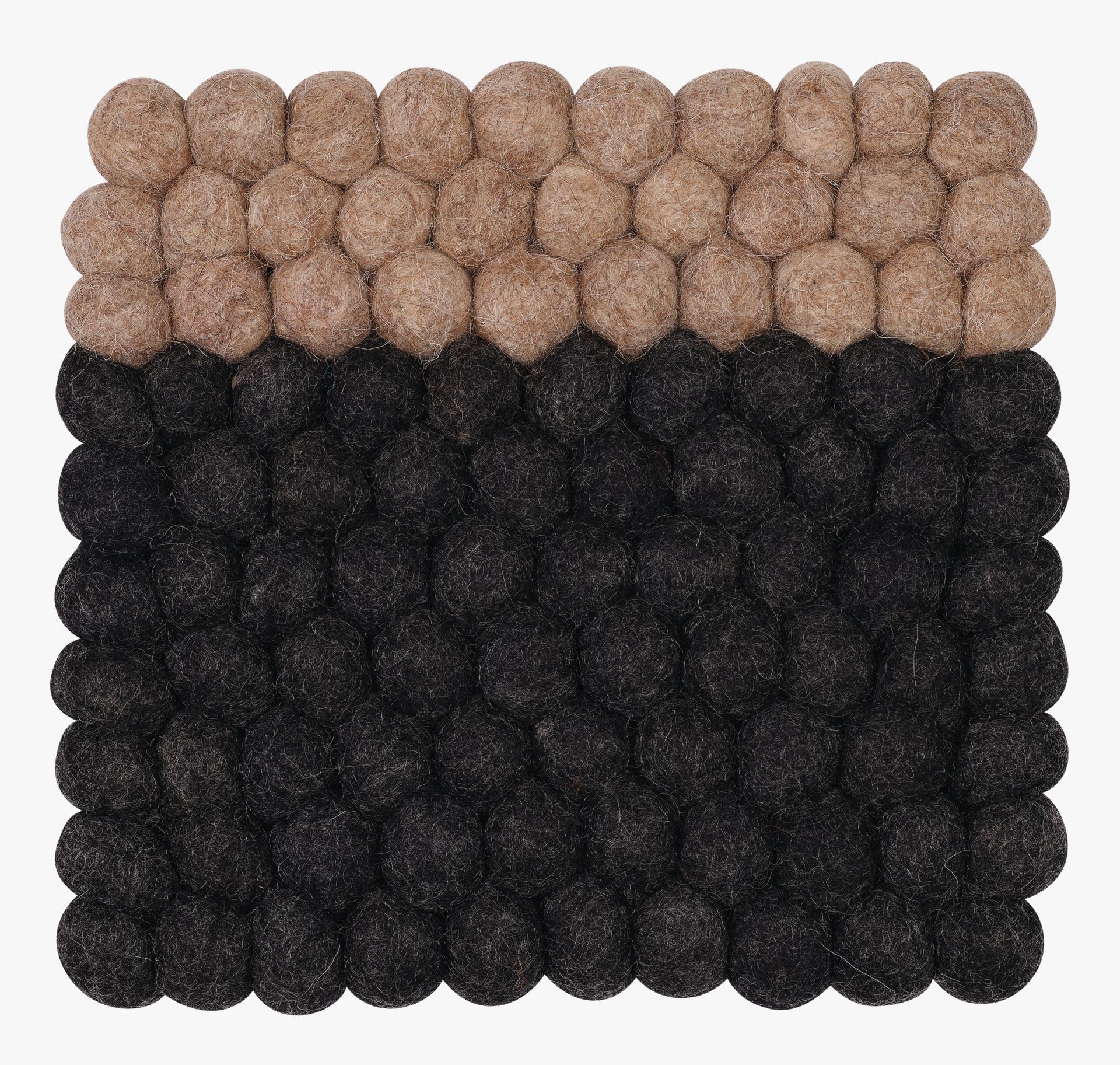 Gryteunderlag brun - 21x21 cm