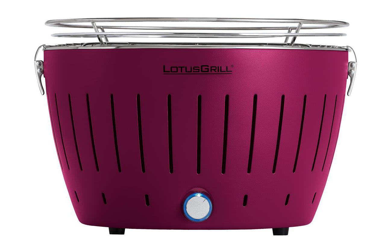 Tischgrill Original, Pflaumenlila, Ø 32 cm<br>Grillieren mit Holzkohle auch auf dem Balkon