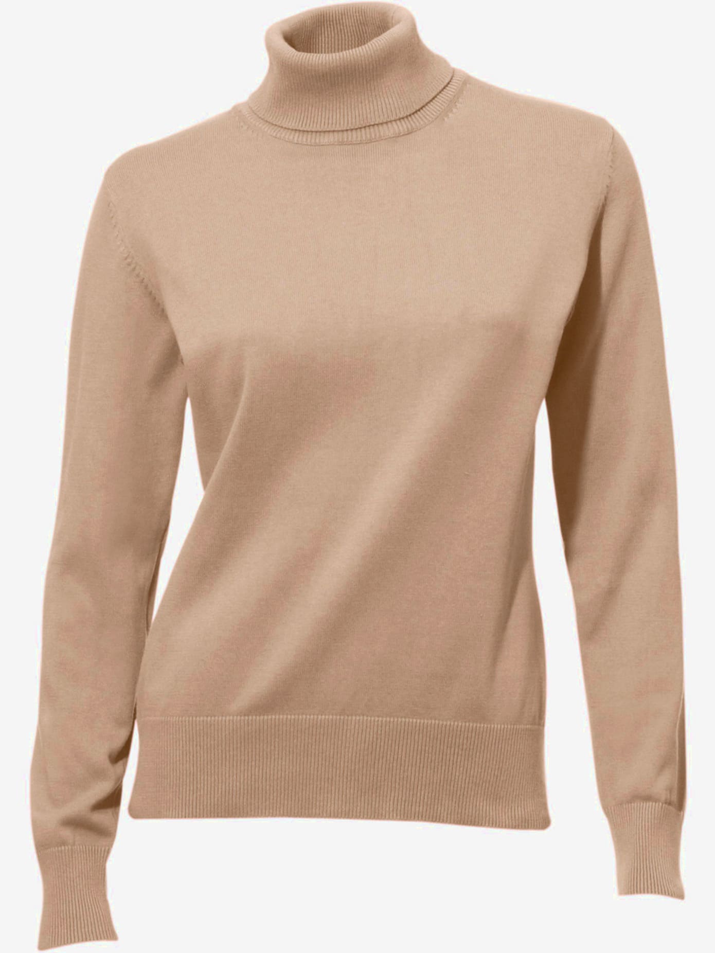 Pull à col roulé superbe basique facile à associer