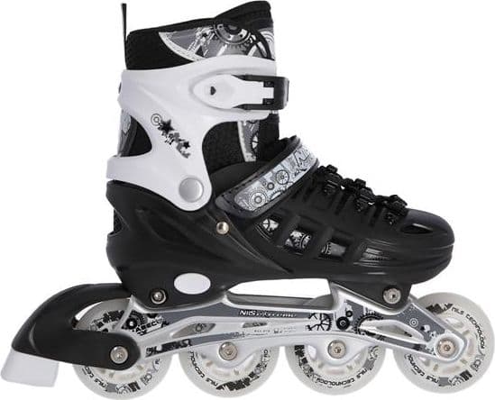 Inline skøyter Nils Extreme NH10905 med utskiftbar ramme, justerbar, størrelse 39-42