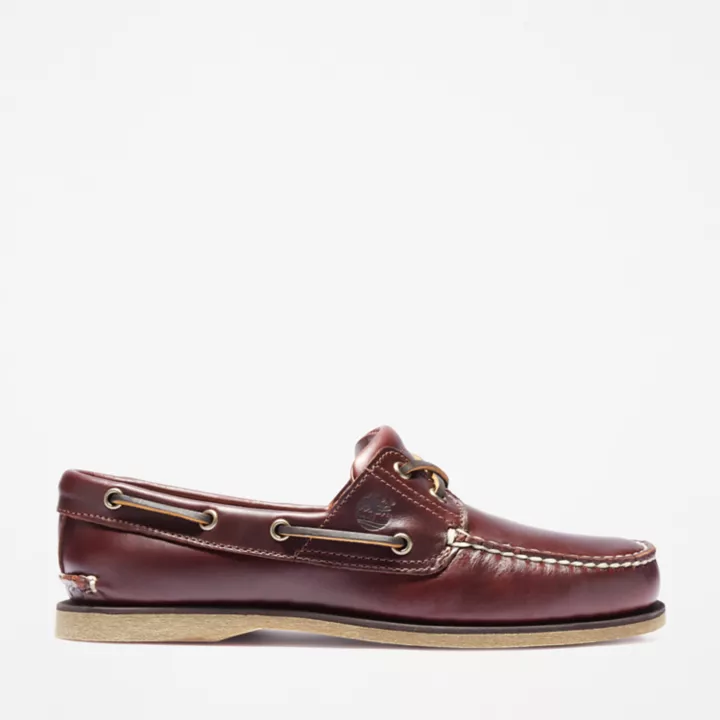 Chaussure bateau classique pour homme en marron
