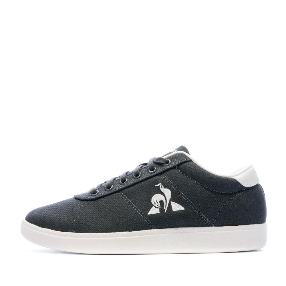 Le Coq Sportif Baskets Grises Femme Le Coq Sportif Court One