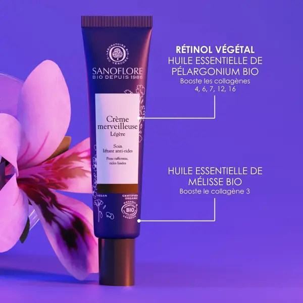 Sanoflore Crème Merveilleuse Légère 40ml