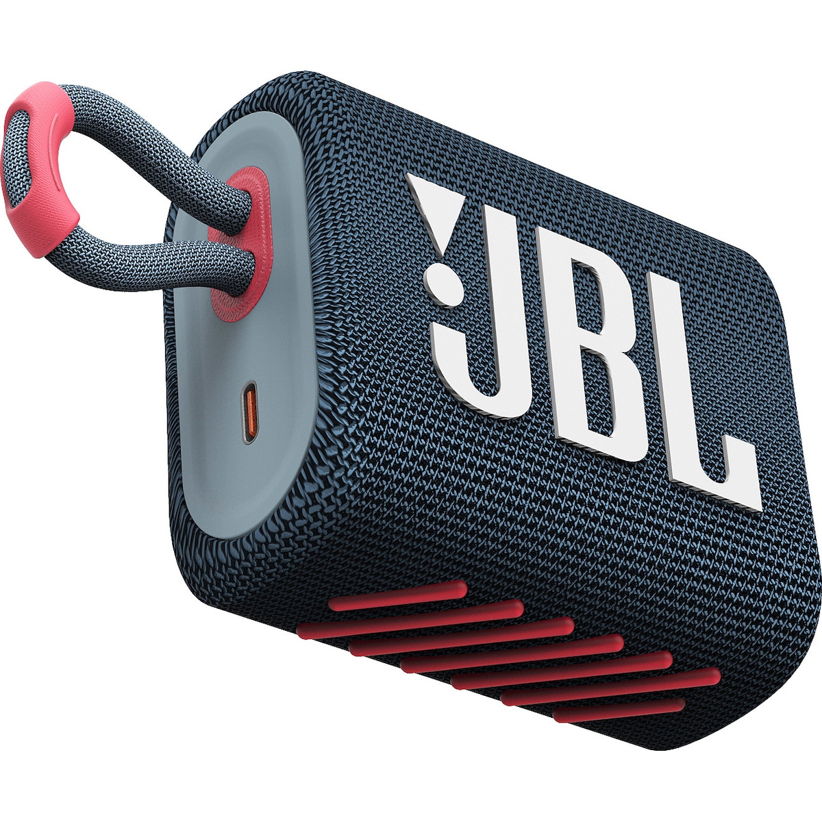 JBL GO 3 bærbar trådløs høyttaler (korallblå)