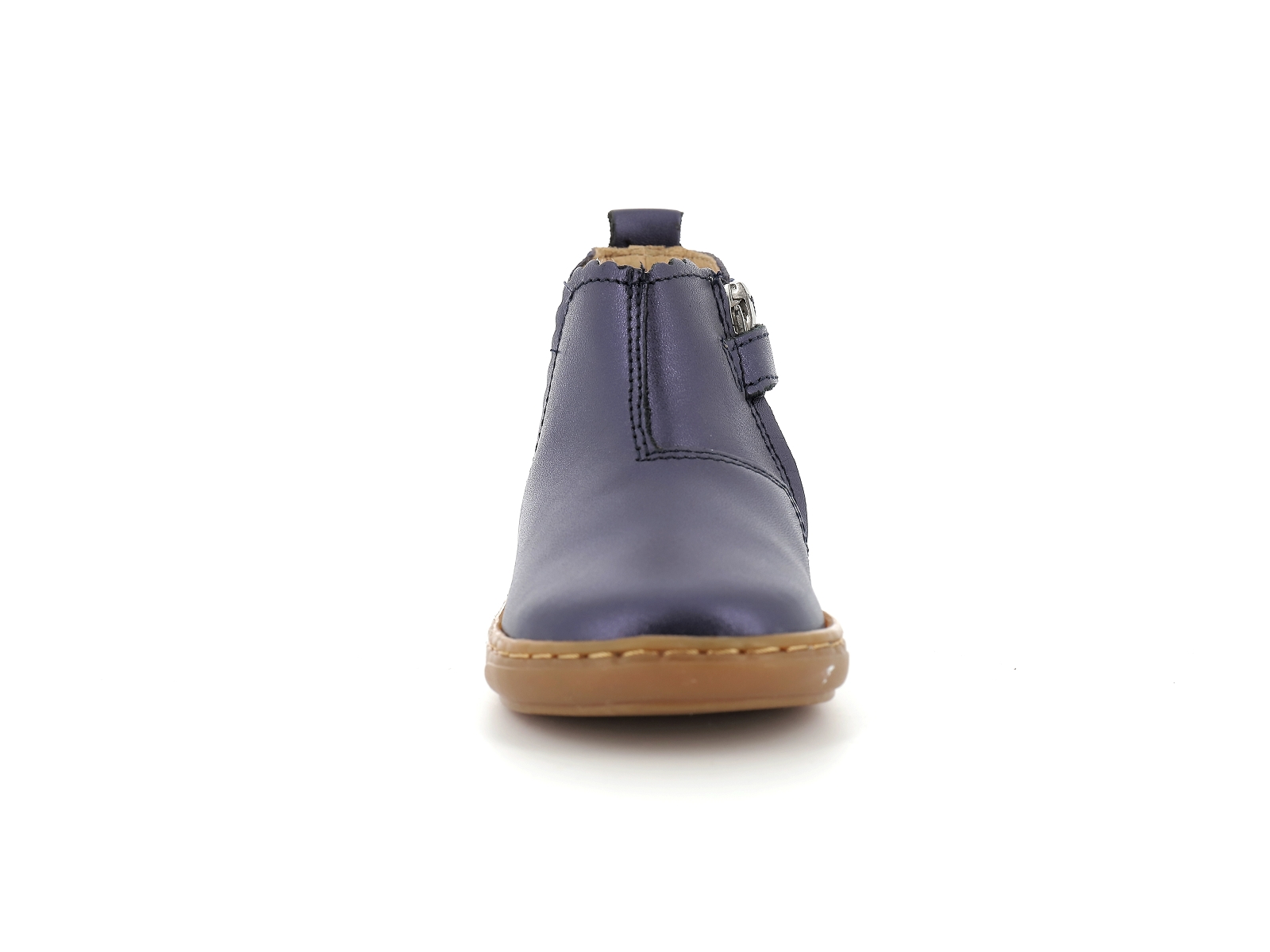 Shoopom-BOUBA JODZIP Cuir Bleu nuit