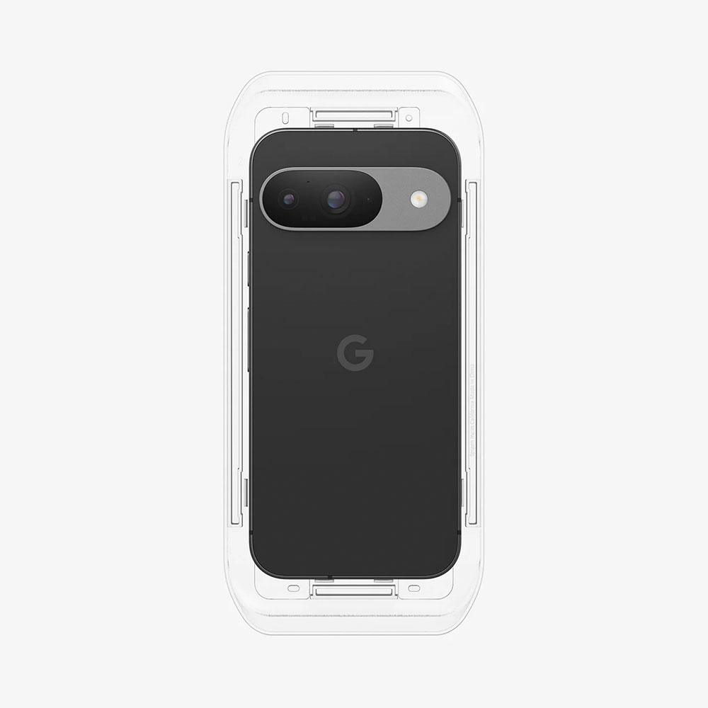 (2er Set) Google Pixel 9 / Pixel 9 Pro Glas Tr EZ Fit Panzer Glas Case Friendly   Montagerahmen (AGL08442)