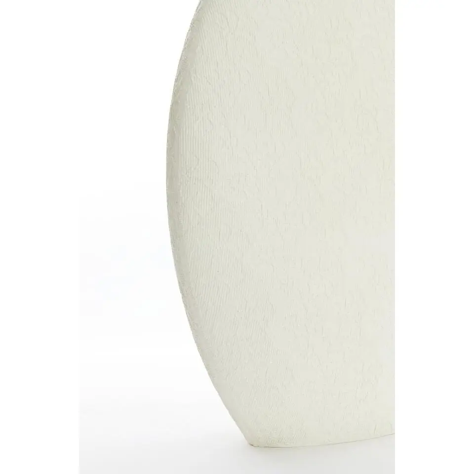 Light & Living - Renda vaas deco 40,5x11x40 cm - crème