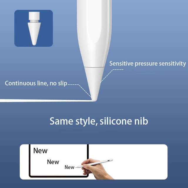 Universal Stylus pen til iPad med 4 spidser Hvid