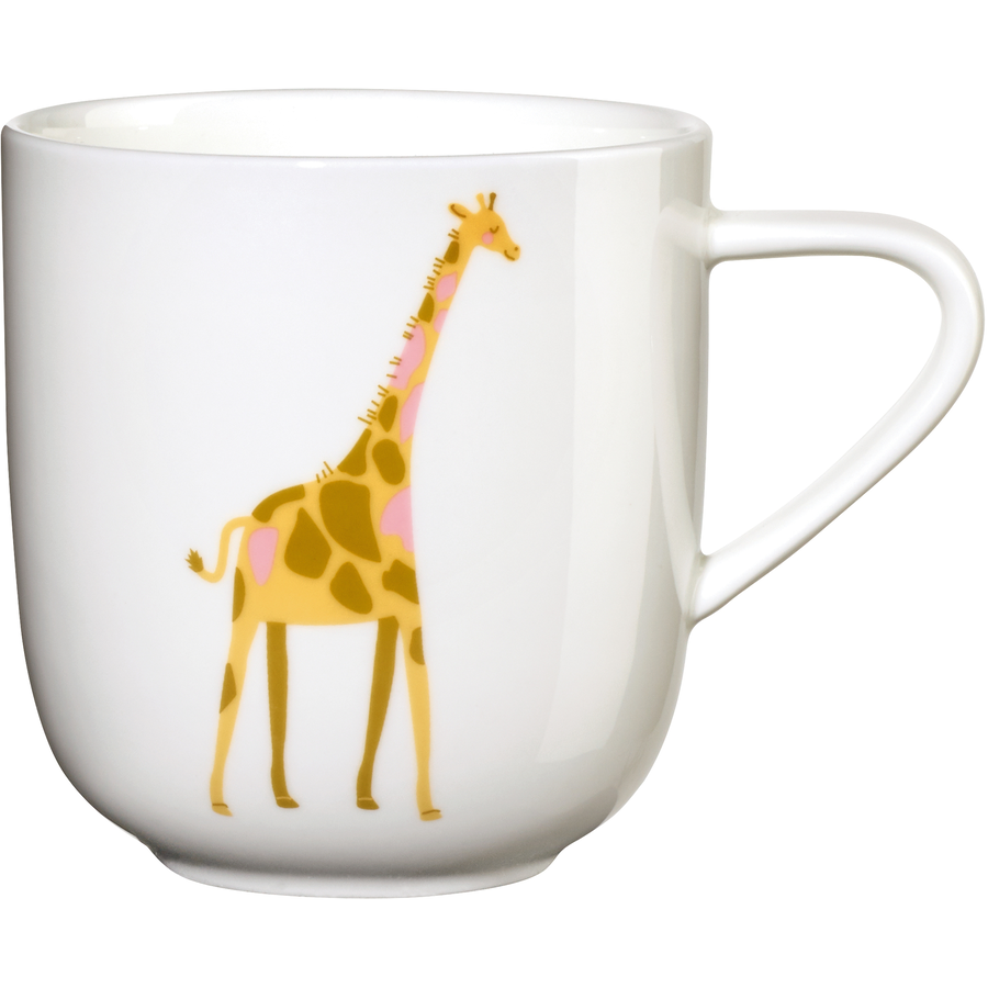 ASA Selection Henkelbecher Giraffe Gisèle weiß glänzend
