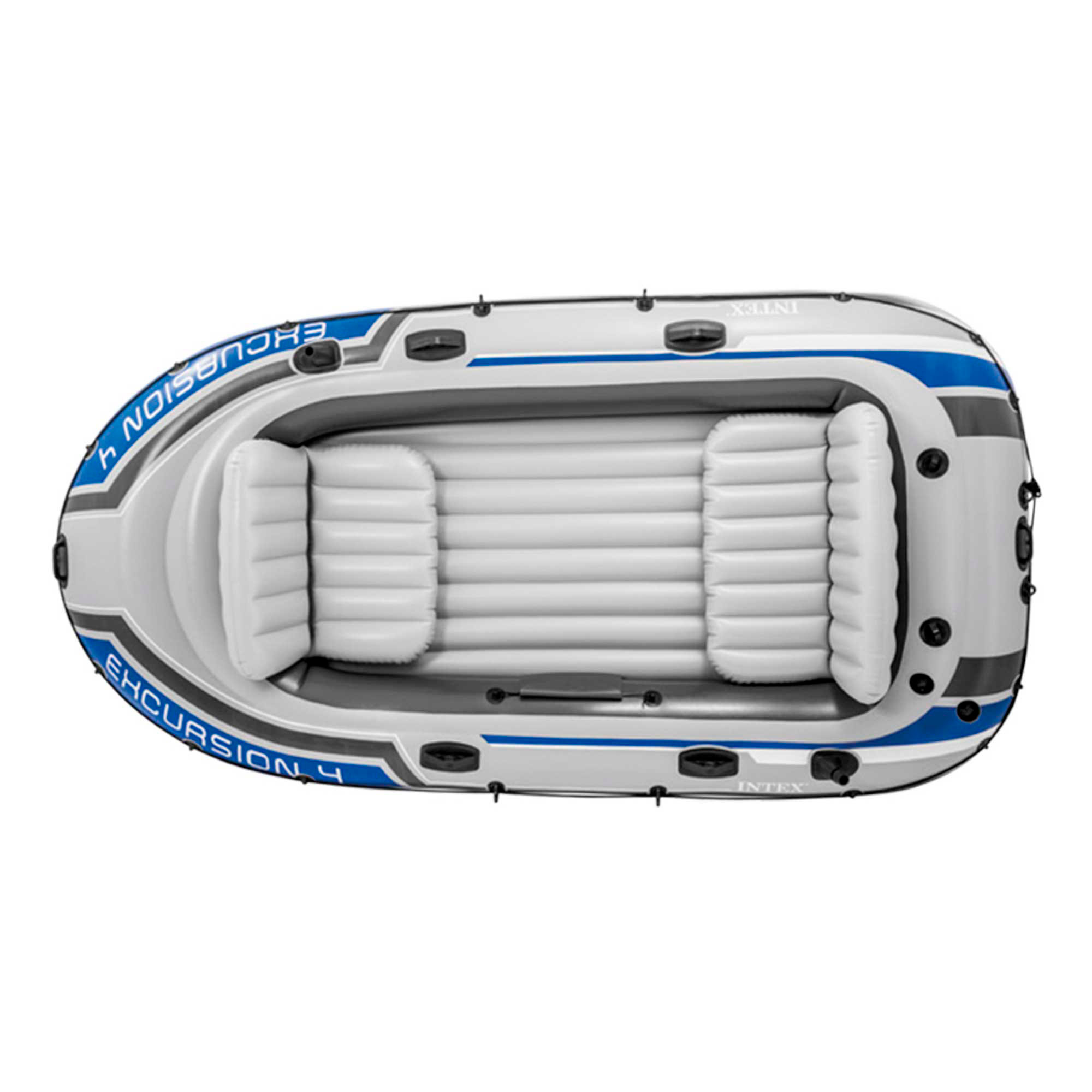 Bote inflável Intex Excursion 4 com 2 remos, 315x165x43 cm
