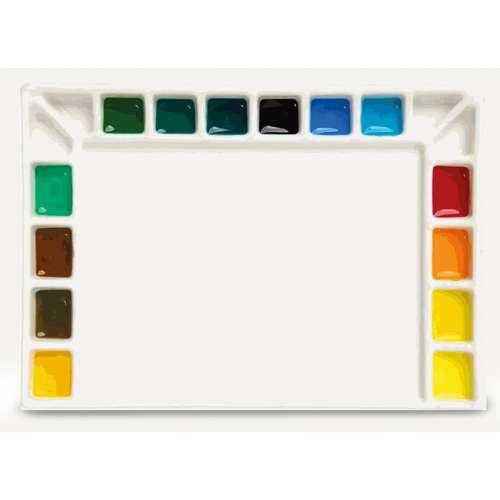 MEEDEN Porzellan-Mischpalette  18   1