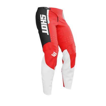 Pantalon cross Shot DRAW - LEAGUE - ENFANT - Rouge