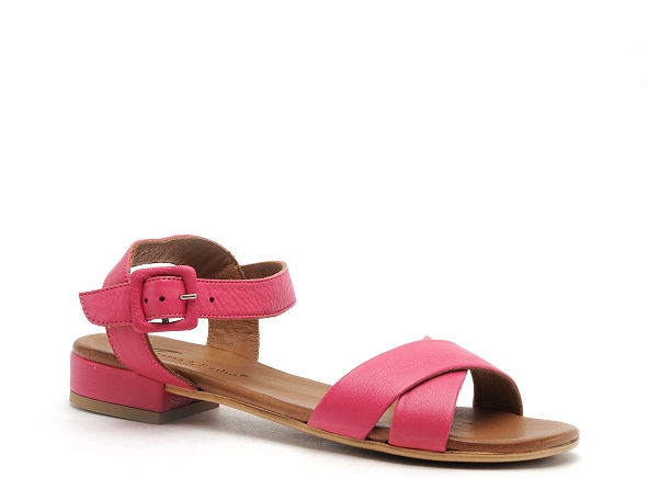 Lune et l autre nu pieds plats femme colette rose