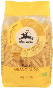 ALCE NERO Fusilli Hartweizen hell, 500 g