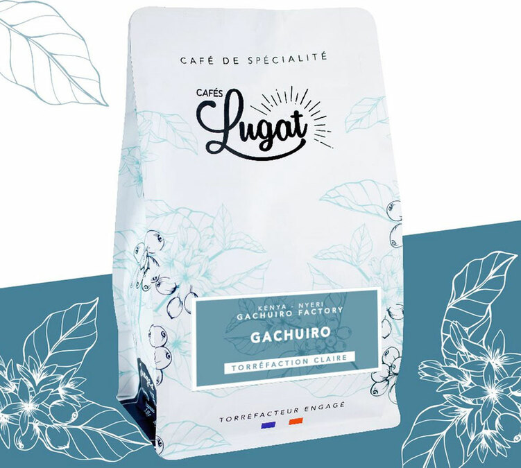 200 g Café en grain Gachuiro - CAFES LUGAT