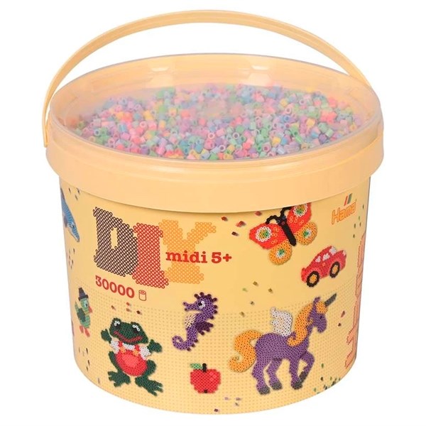 Køb HAMA Midi Perler 30.000 stk Pastel Mix 50