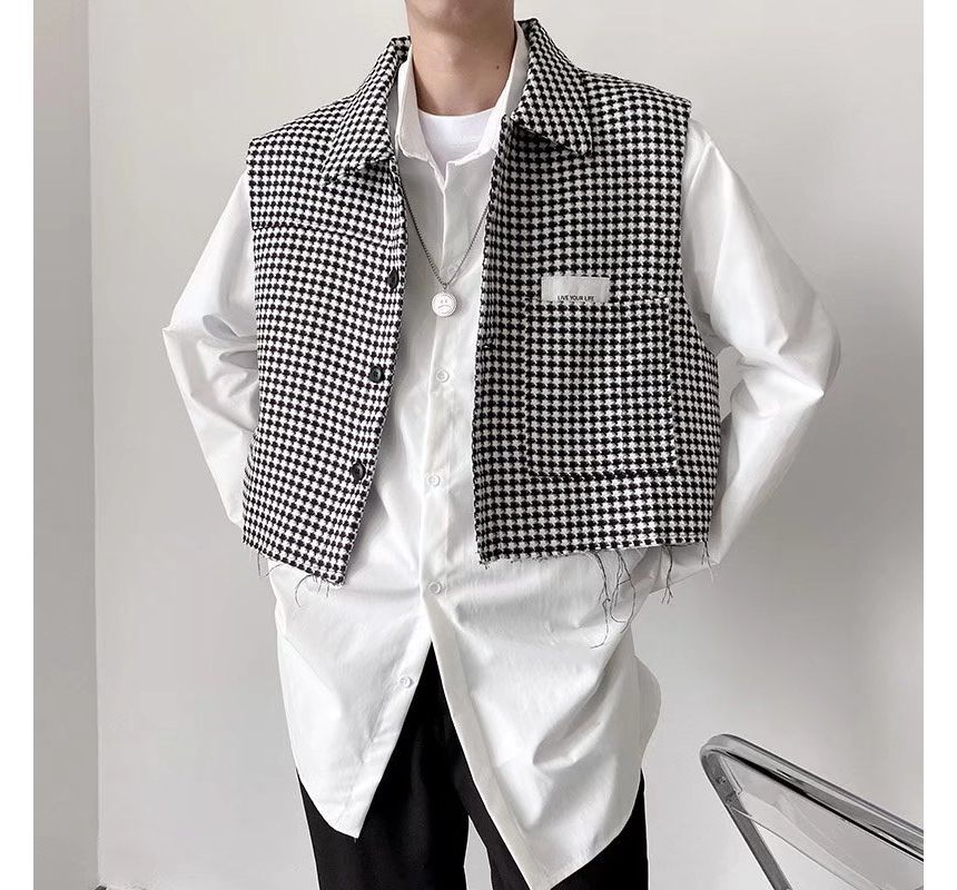 Dukakis - Pied-de-poule vest