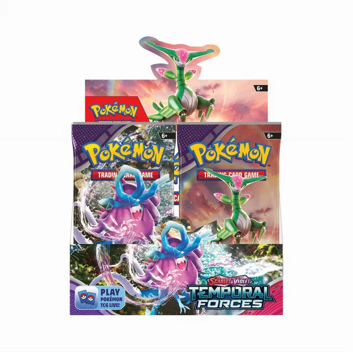 Pokémon Display (Booster Box) - SV05 - Scarlet & Violet: Temporal Forces - 36 Boosters