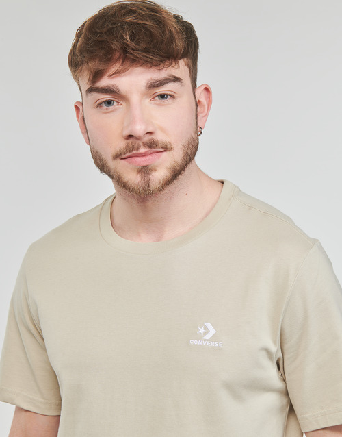 Converse - GO-TO EMBROIDERED STAR CHEVRON TEE - Beige