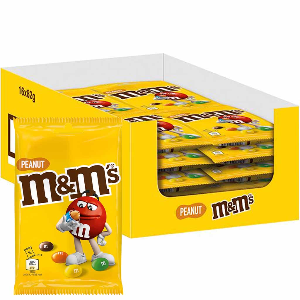 M&Ms Peanut 16x82g=1312g MHD:18.5.25