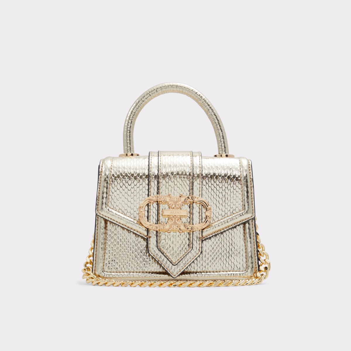 Theodoraa Gold Women Top Handle Bags