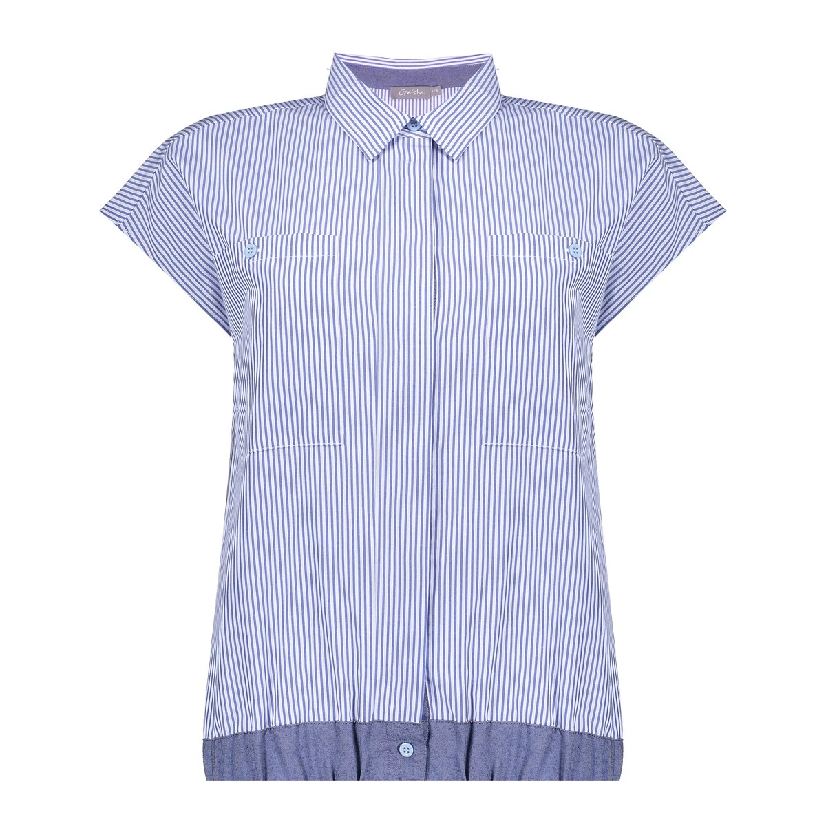 Dames Blouse 25015 blouse streep oversized