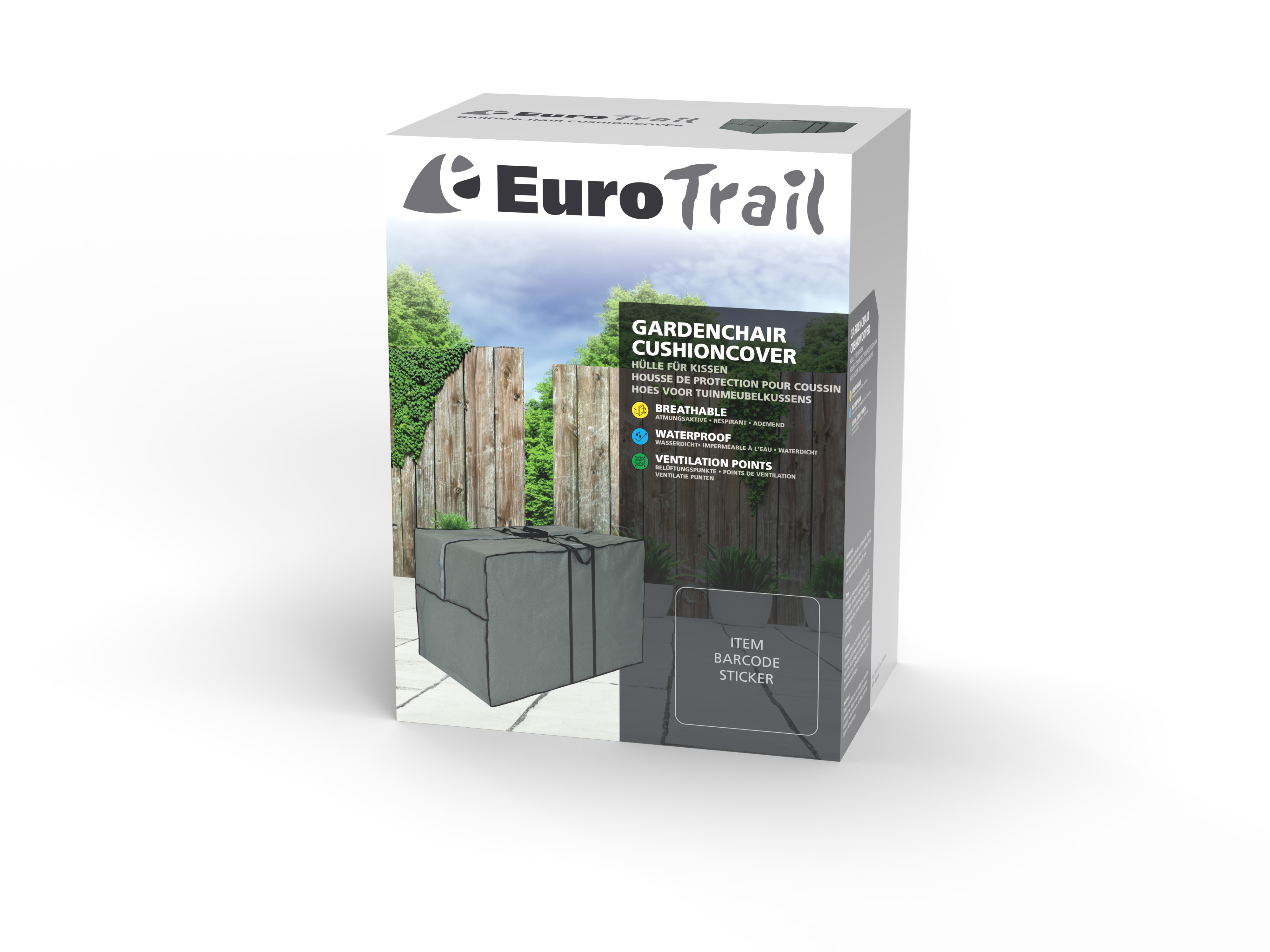 Eurotrail Cantonic 125x50 Grey kussenhoes