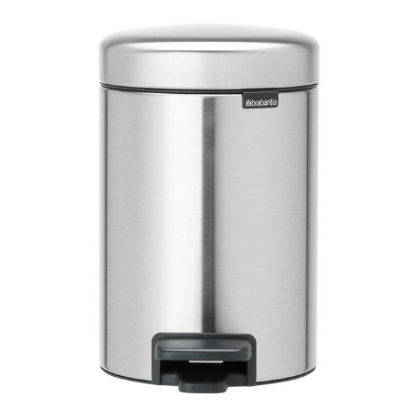 Brabantia Balde do Lixo WC New Icon Anti-dedadas Cromado Mate 3L - 19856011