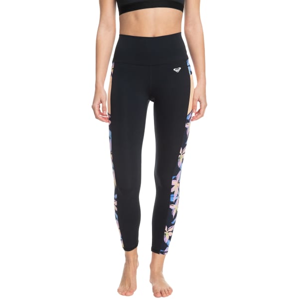 Collant running ROXY HEART INTO IT CB MESH LEGGING W ANTHRACITE