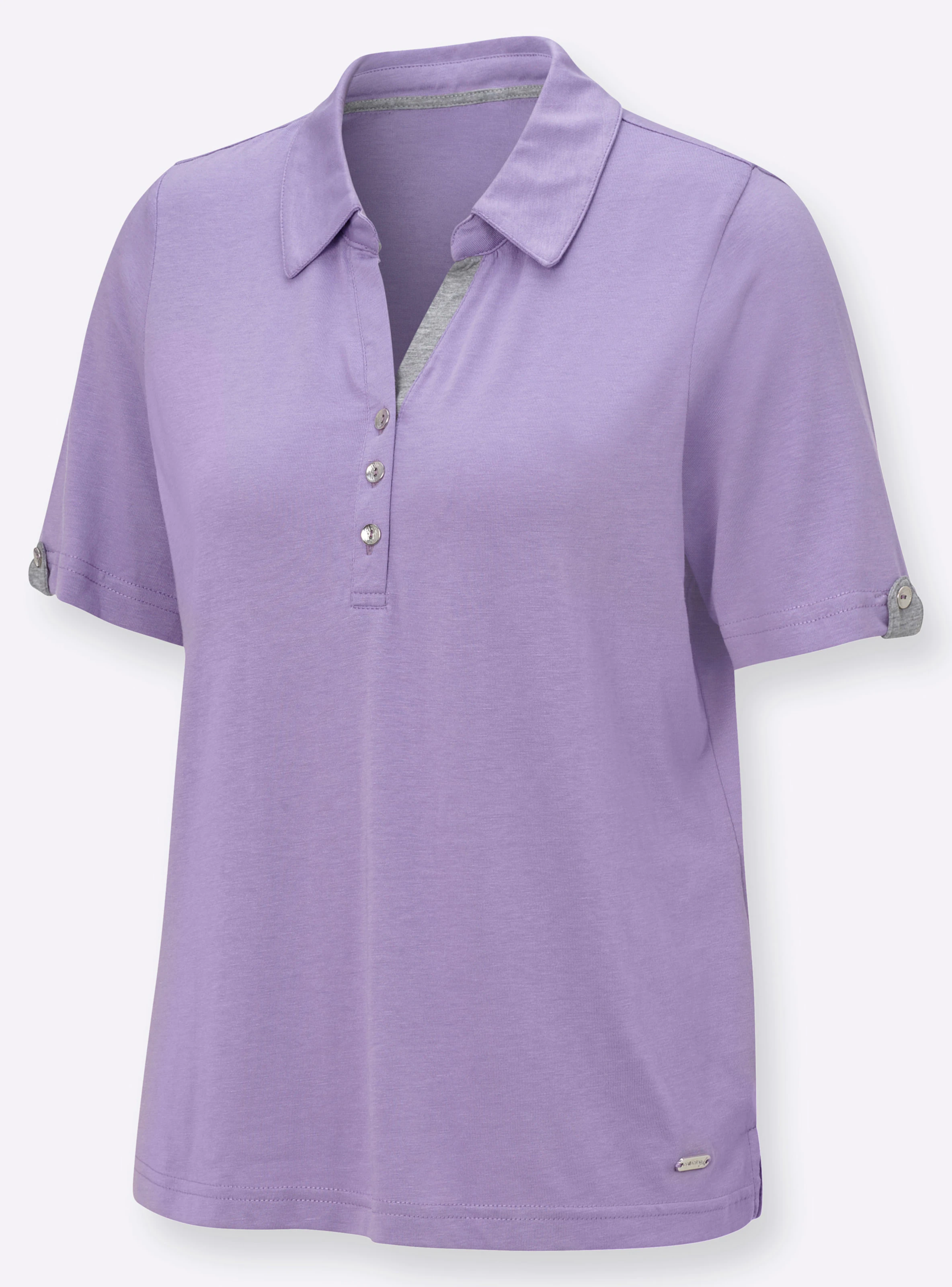 Poloshirt in flieder