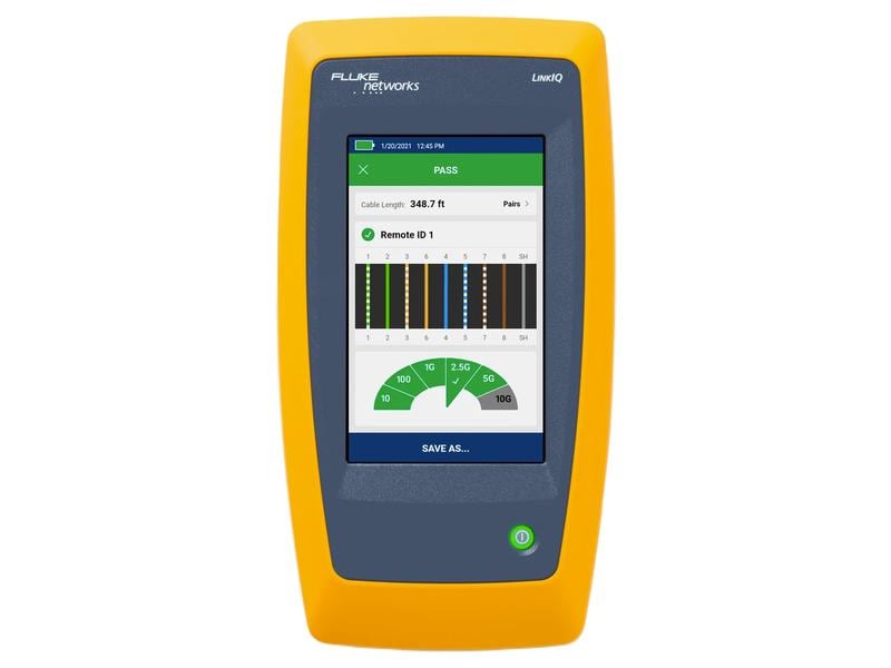 Fluke Kabelprüfgerät LinkIQ RJ45 Fluke Networks LinkIQ Kabel- und Netzwerktester