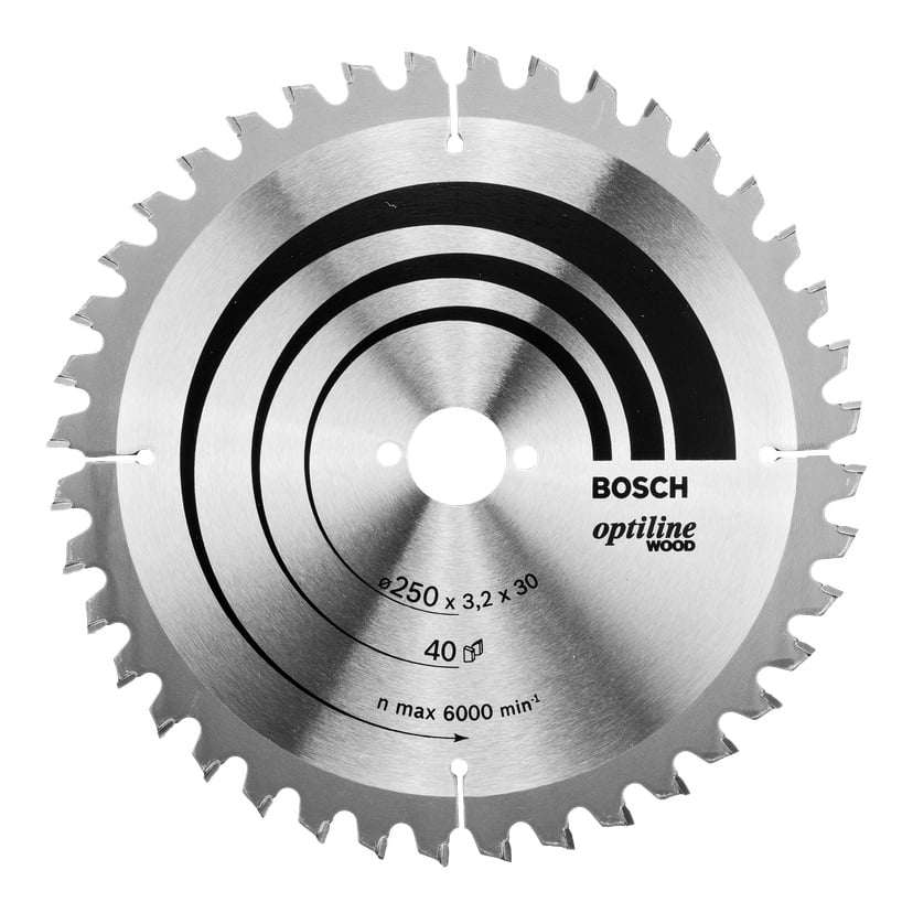 Sagblad 250x30x3,2 mm 40T